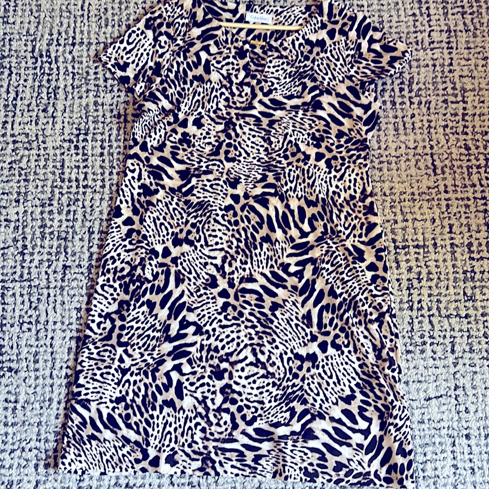 Calvin Klein Animal Print Dress